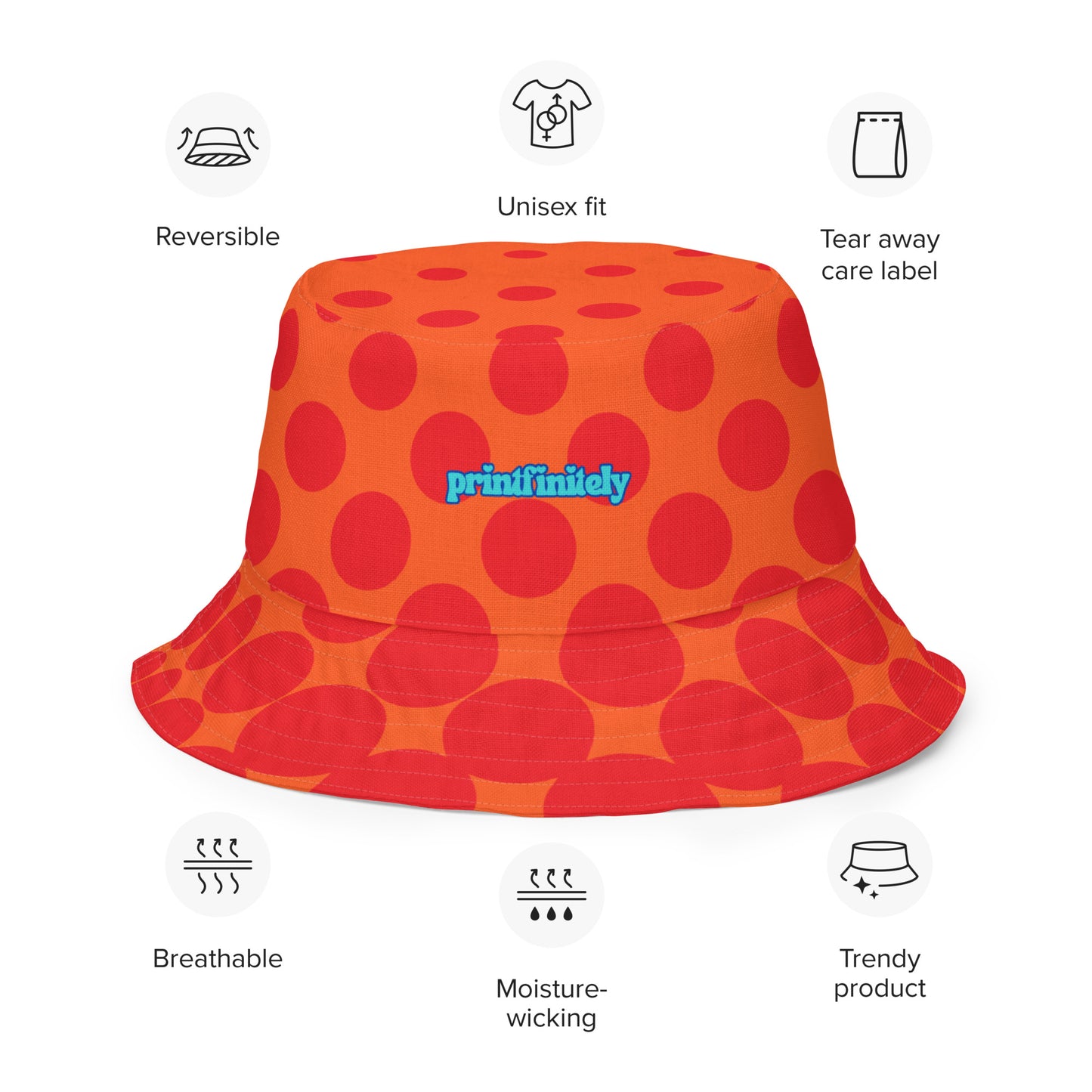 Reversible bucket hat