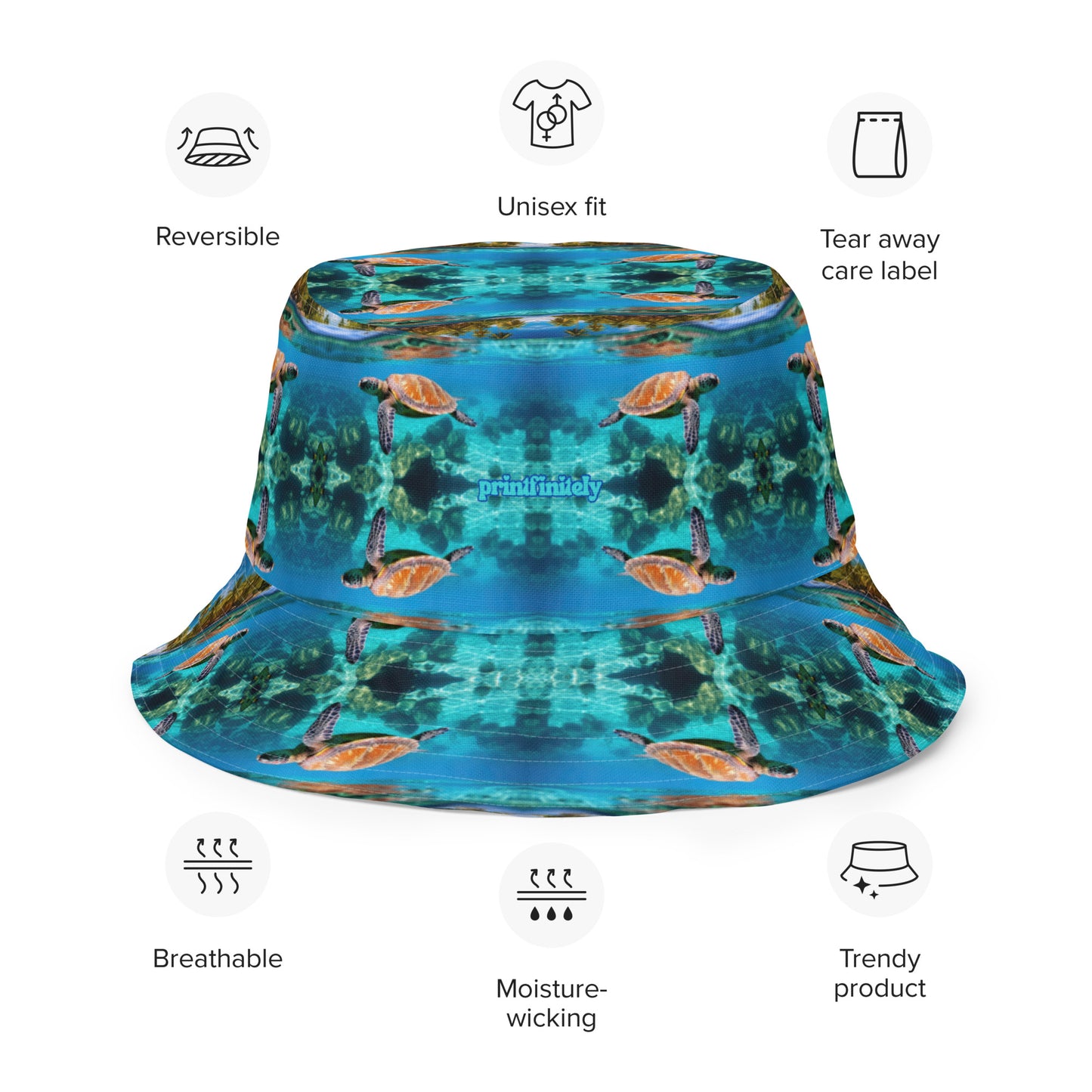 Reversible bucket hat