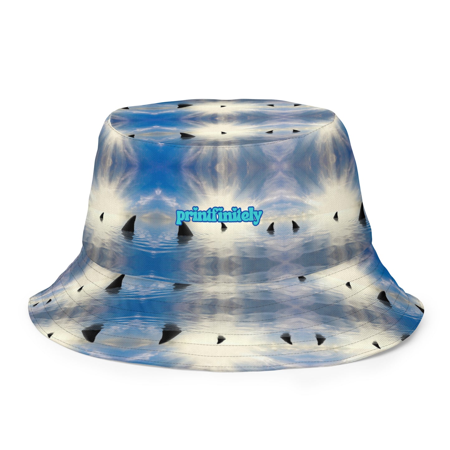 SO COOL-SHARKITY SHARK SHARK Reversible bucket hat