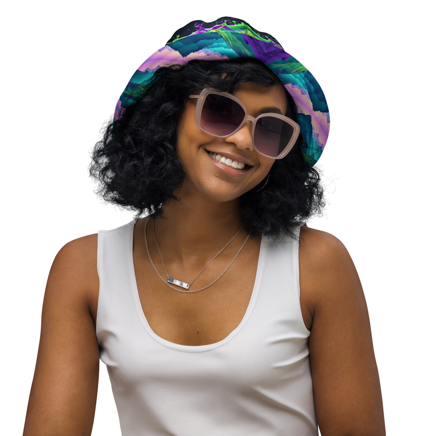 NORMAL IS BORING Reversible bucket hat