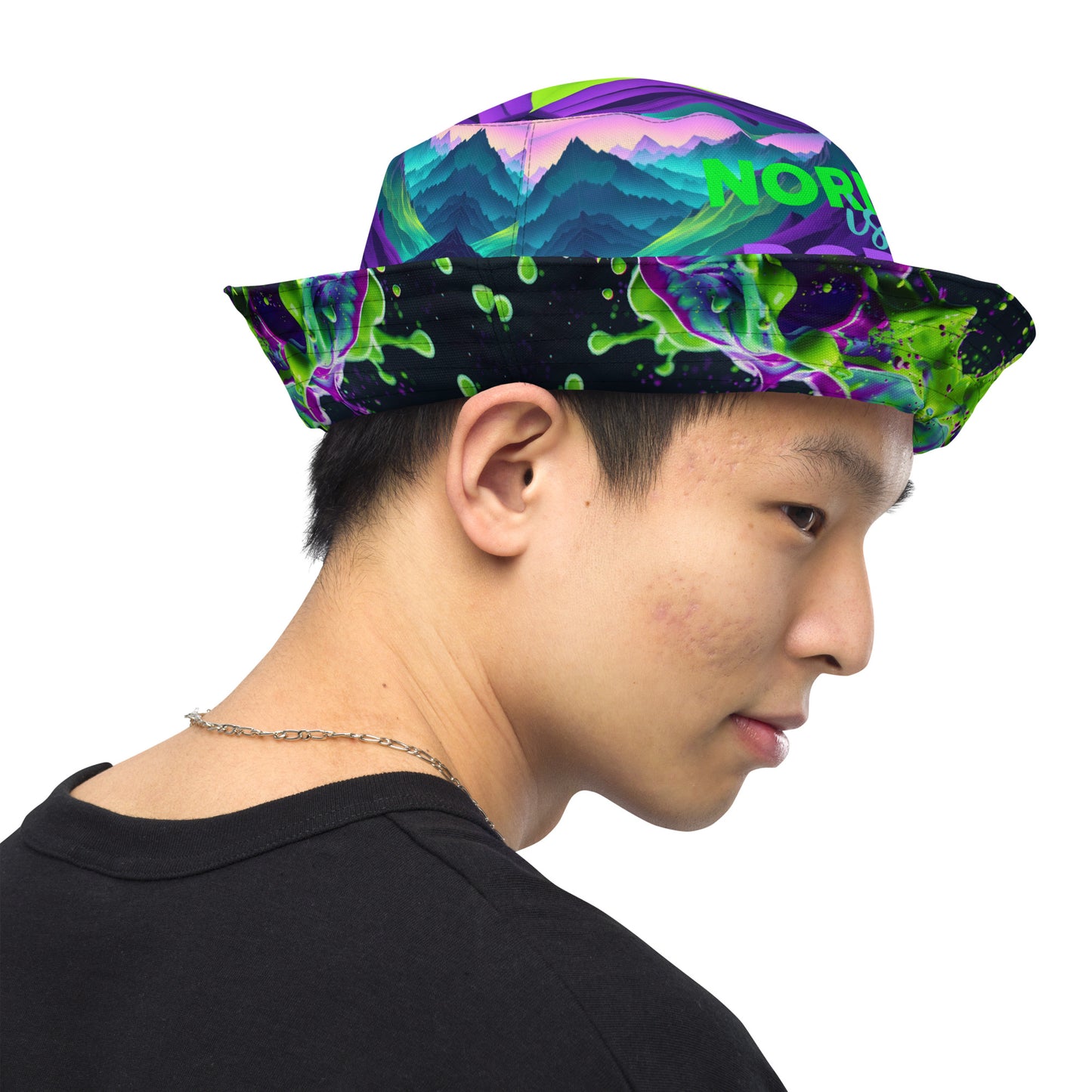 NORMAL IS BORING Reversible bucket hat