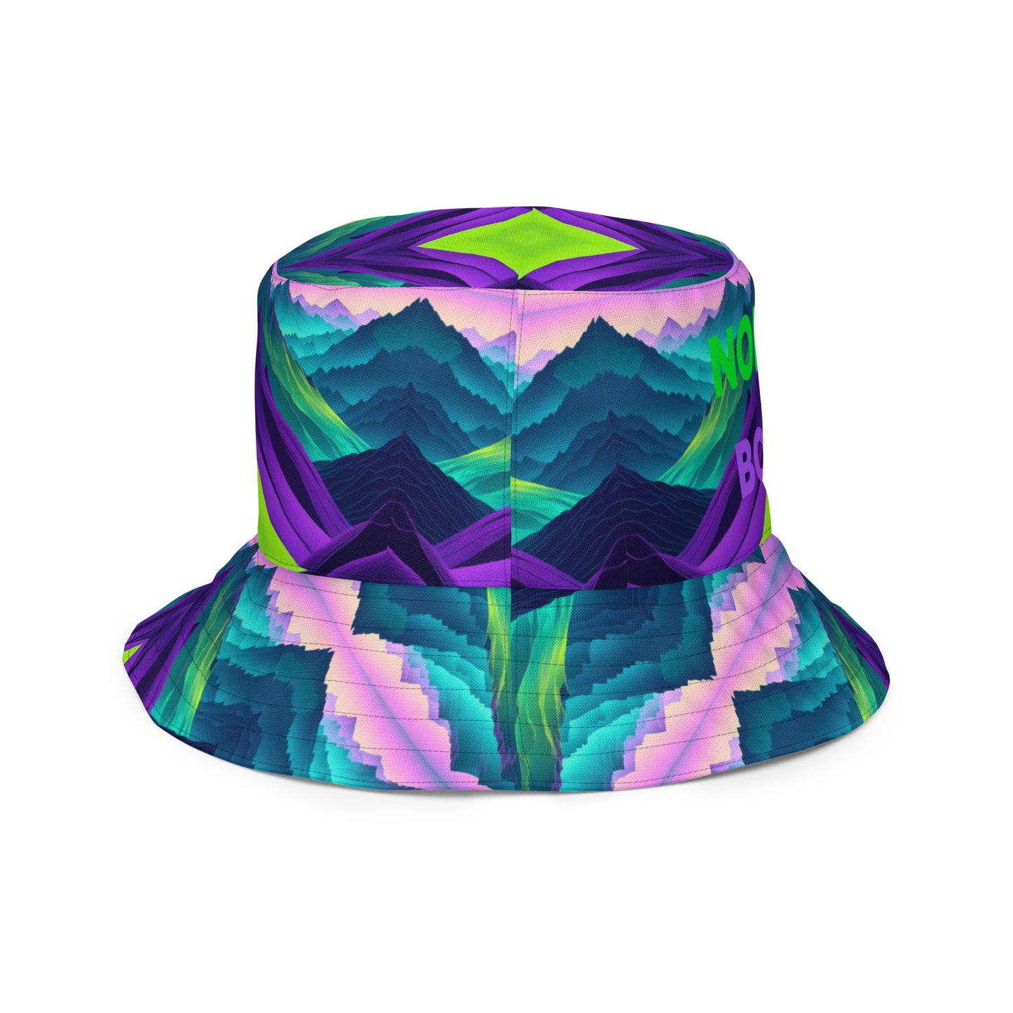 NORMAL IS BORING Reversible bucket hat