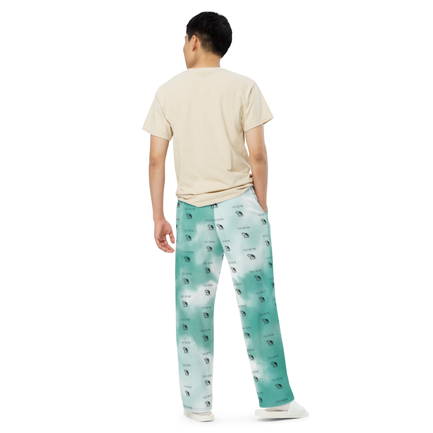 Turtley Awesome all-over print unisex wide-leg pants