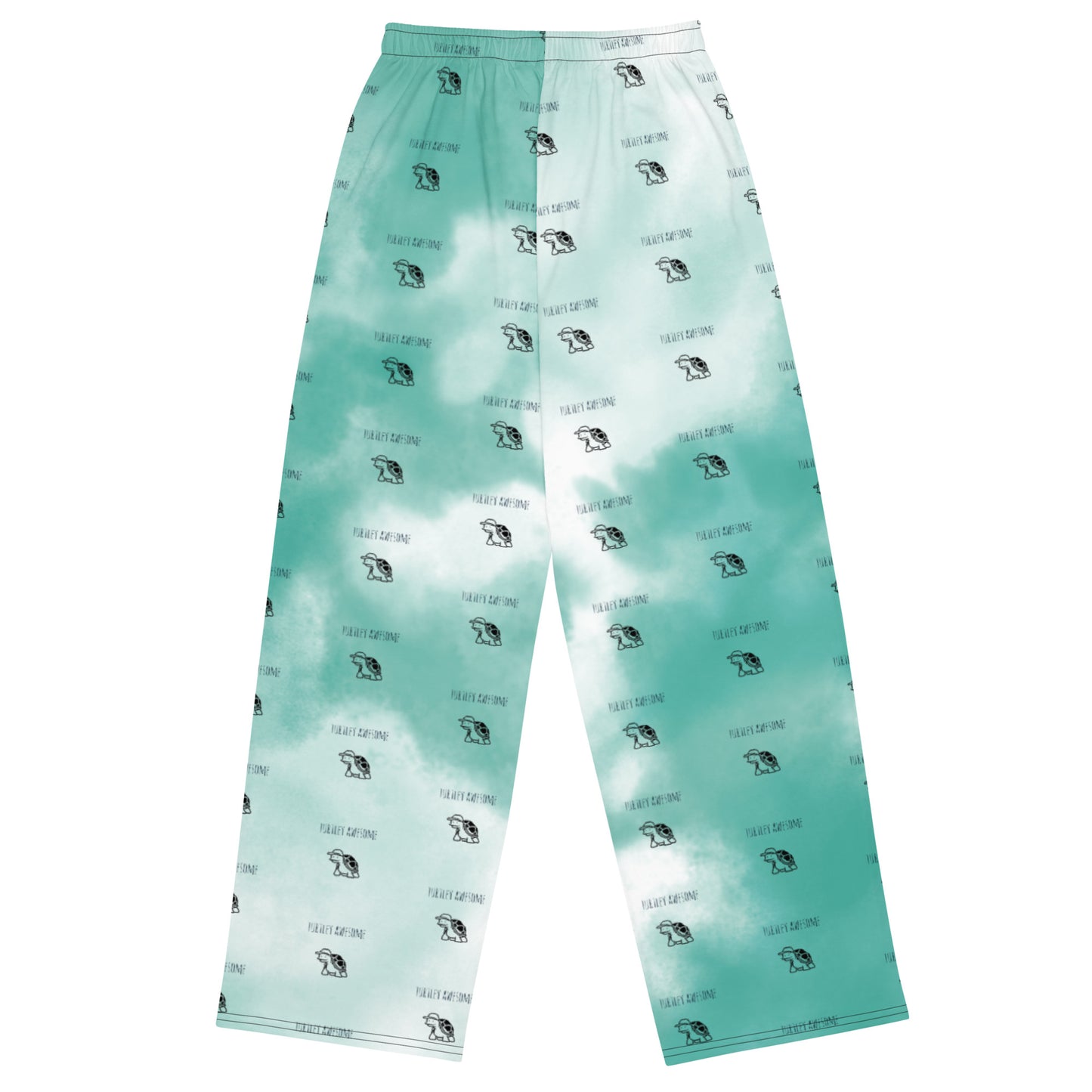 Turtley Awesome all-over print unisex wide-leg pants