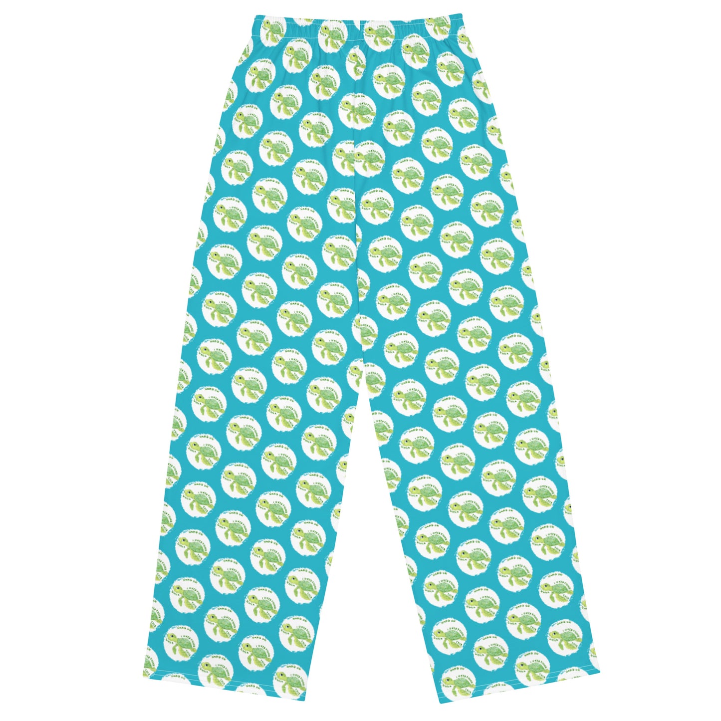 OVERTHINKING TURTLE unisex wide-leg pants