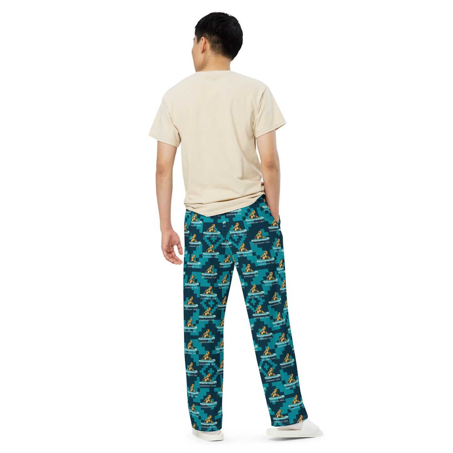 OVERTHINKING TURTLE 2 unisex wide-leg pants