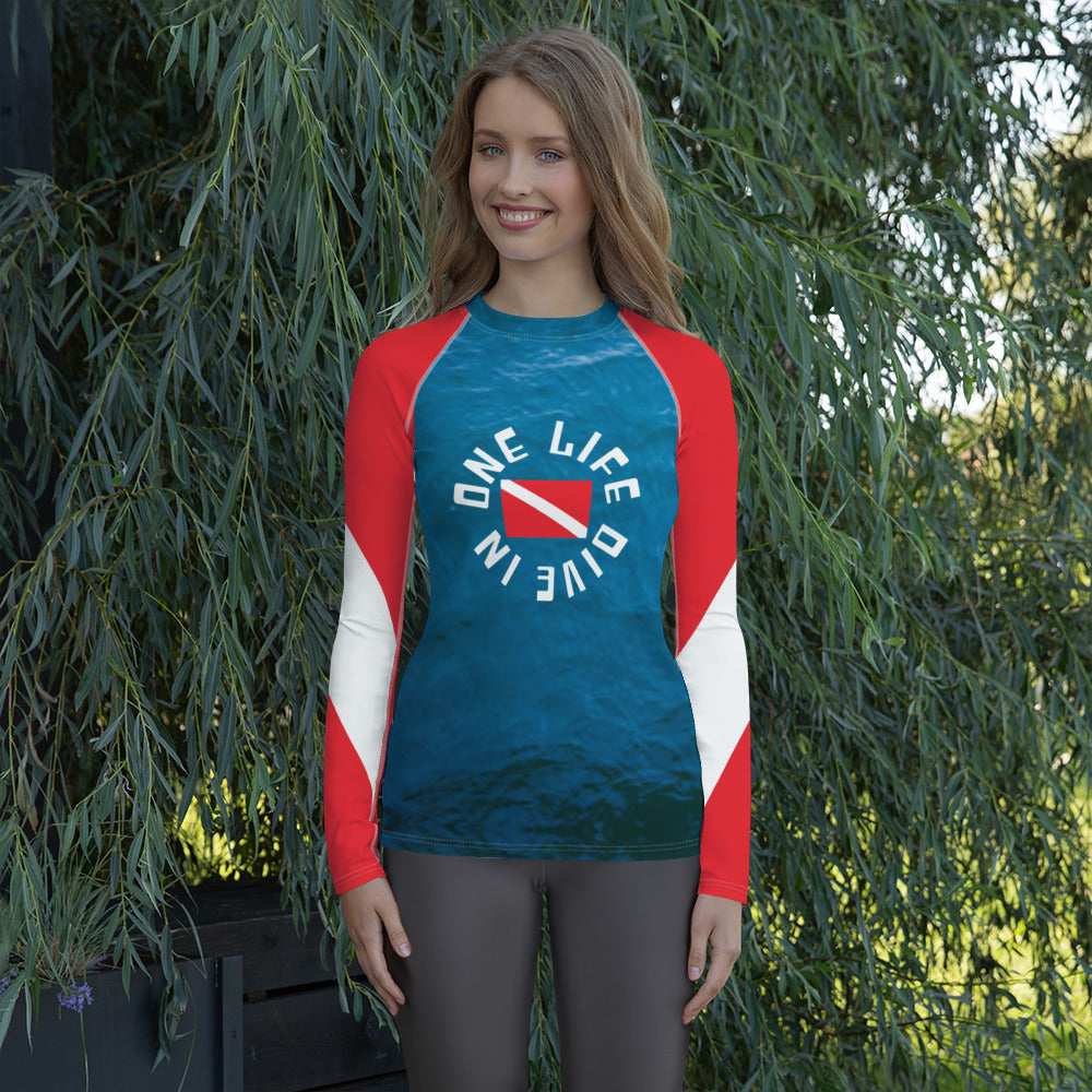 DIVE IN Women's Rash Guard