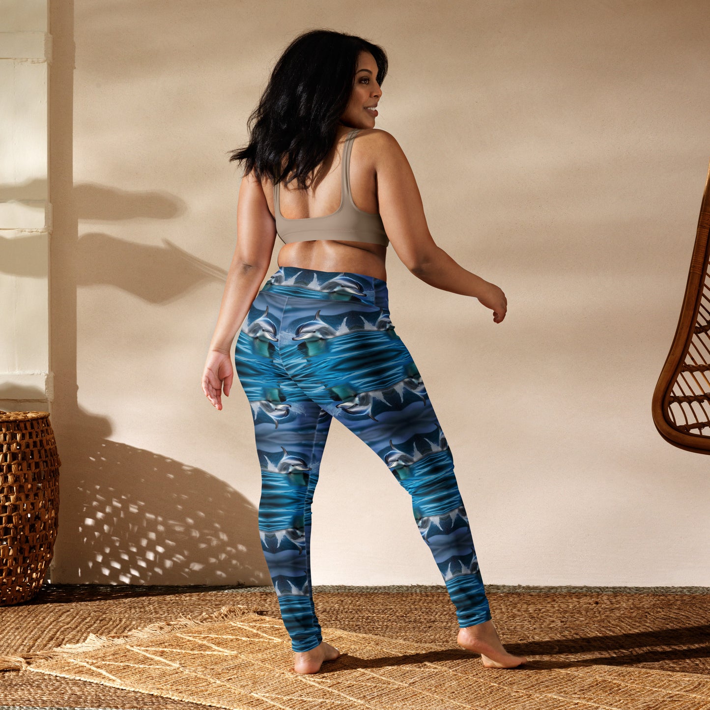 MIRRORED DOLPHIN Yoga Leggings