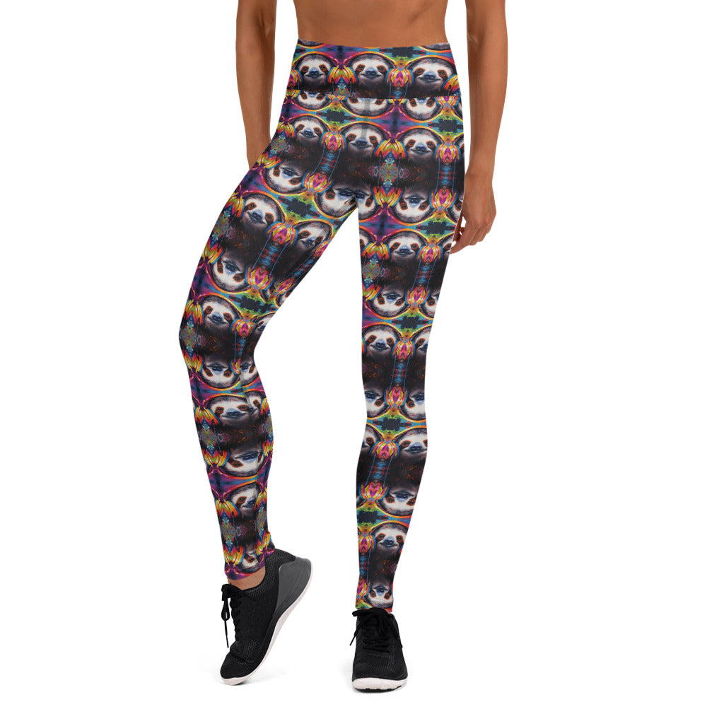 SLOTH HEADPHONES Yoga Leggings