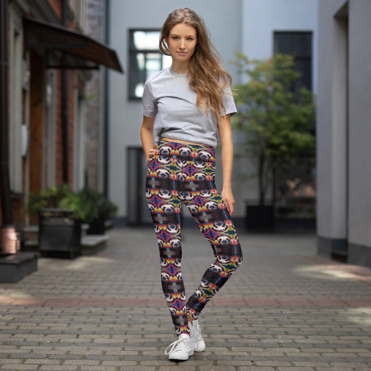 SLOTH HEADPHONES Yoga Leggings