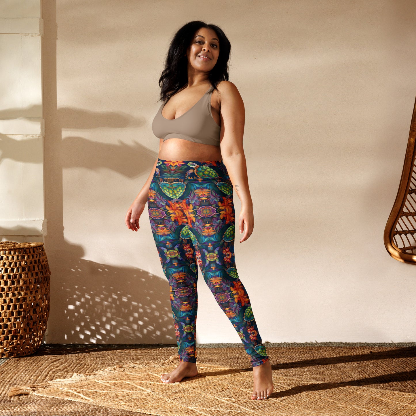 SEA TURTLE KALEIDOSCOPE Yoga Leggings