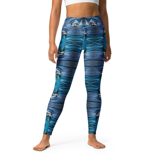 MIRRORED DOLPHIN Yoga Leggings