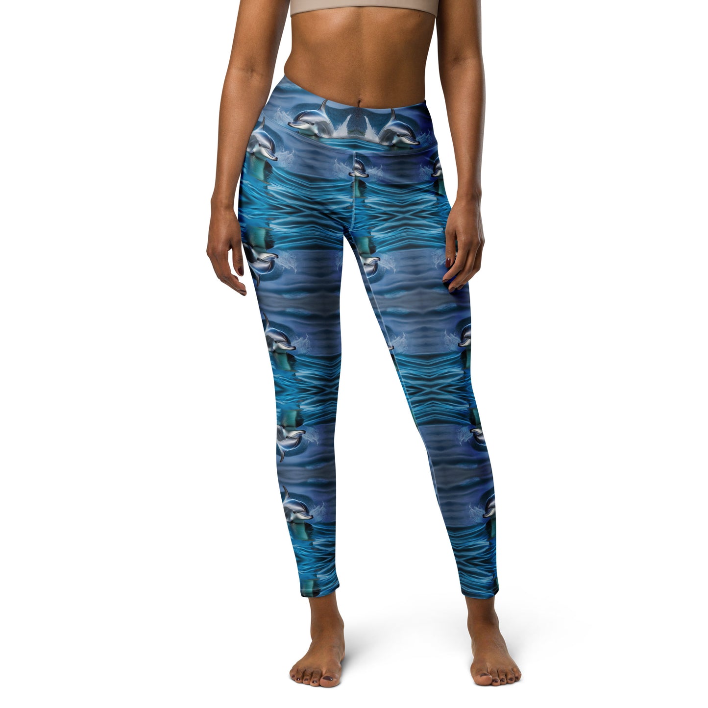 MIRRORED DOLPHIN Yoga Leggings