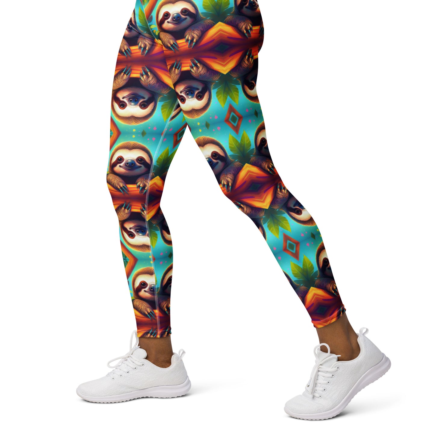 ADORABLE SLOTH Yoga Leggings