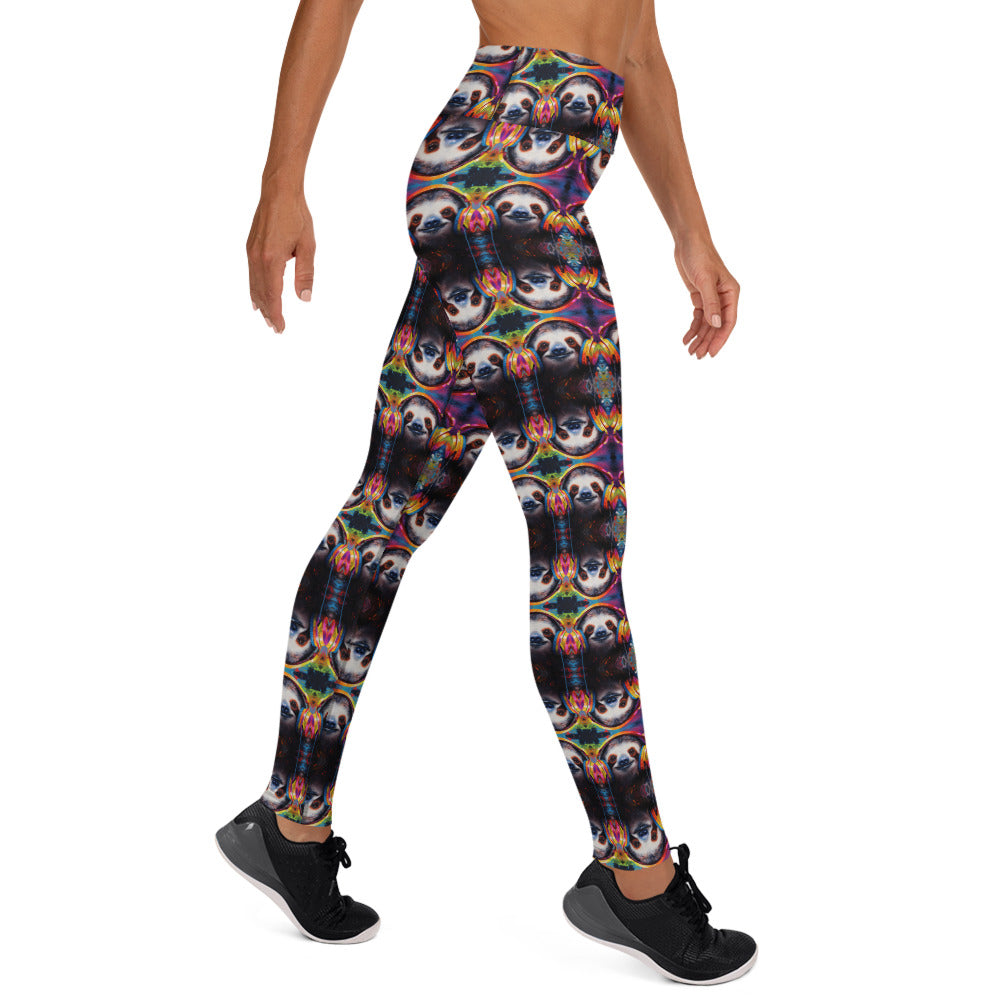 SLOTH HEADPHONES Yoga Leggings