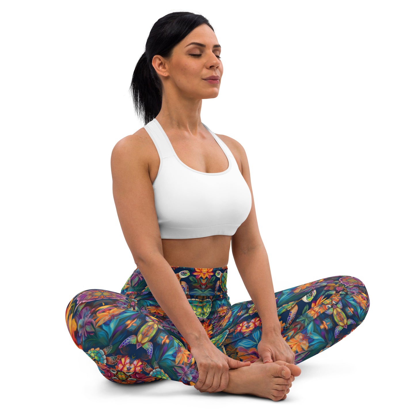 SEA TURTLE KALEIDOSCOPE Yoga Leggings