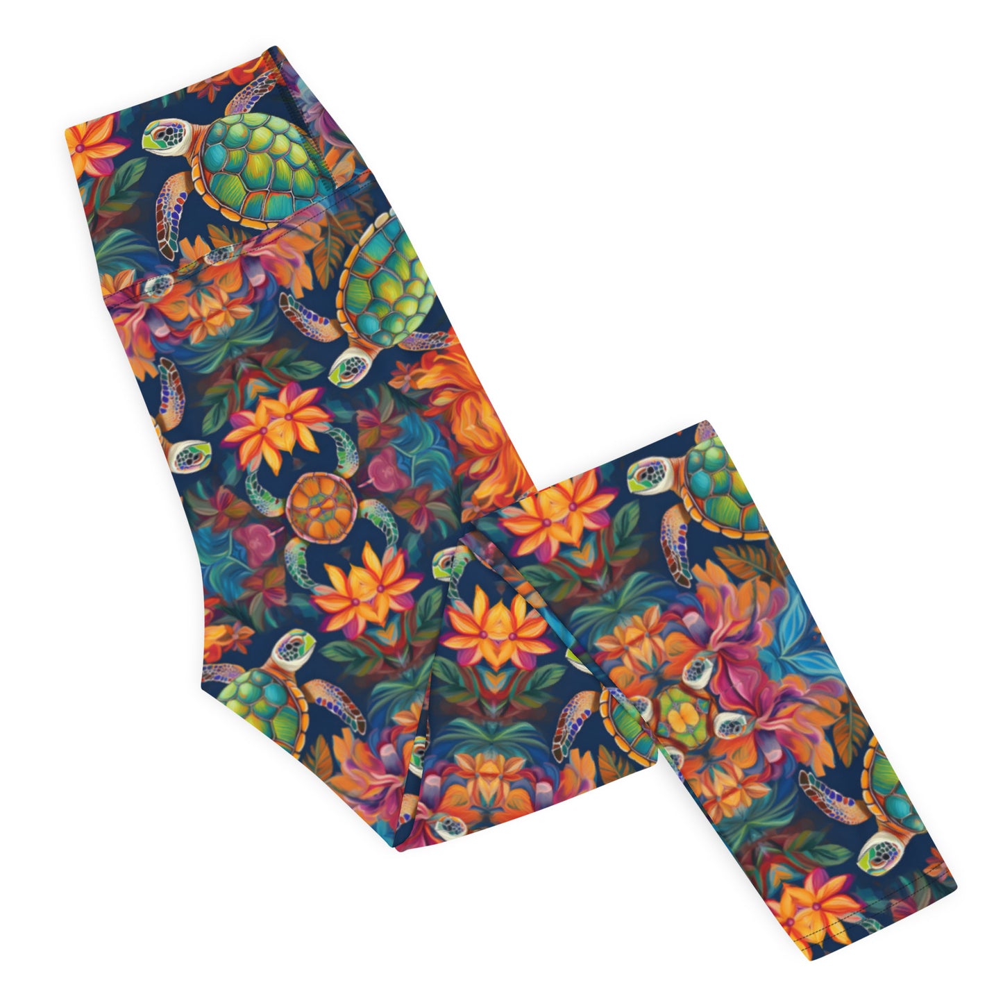 SEA TURTLE KALEIDOSCOPE Yoga Leggings