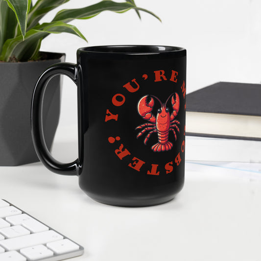 MY LOBSTER Black Glossy Mug