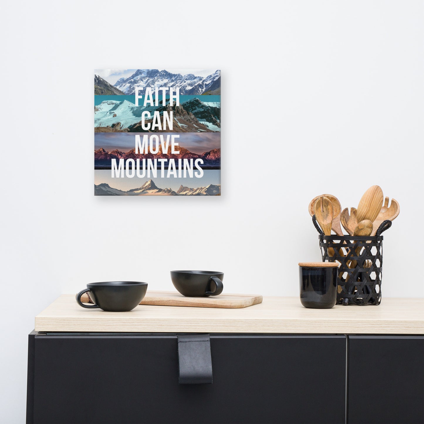 FAITH MOVES MOUNTAINS Canvas