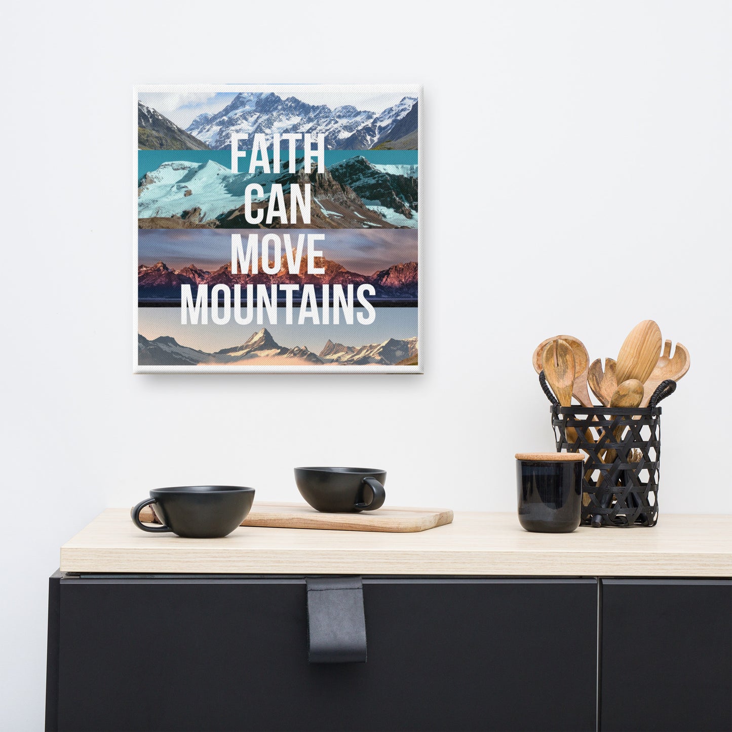 FAITH MOVES MOUNTAINS Canvas