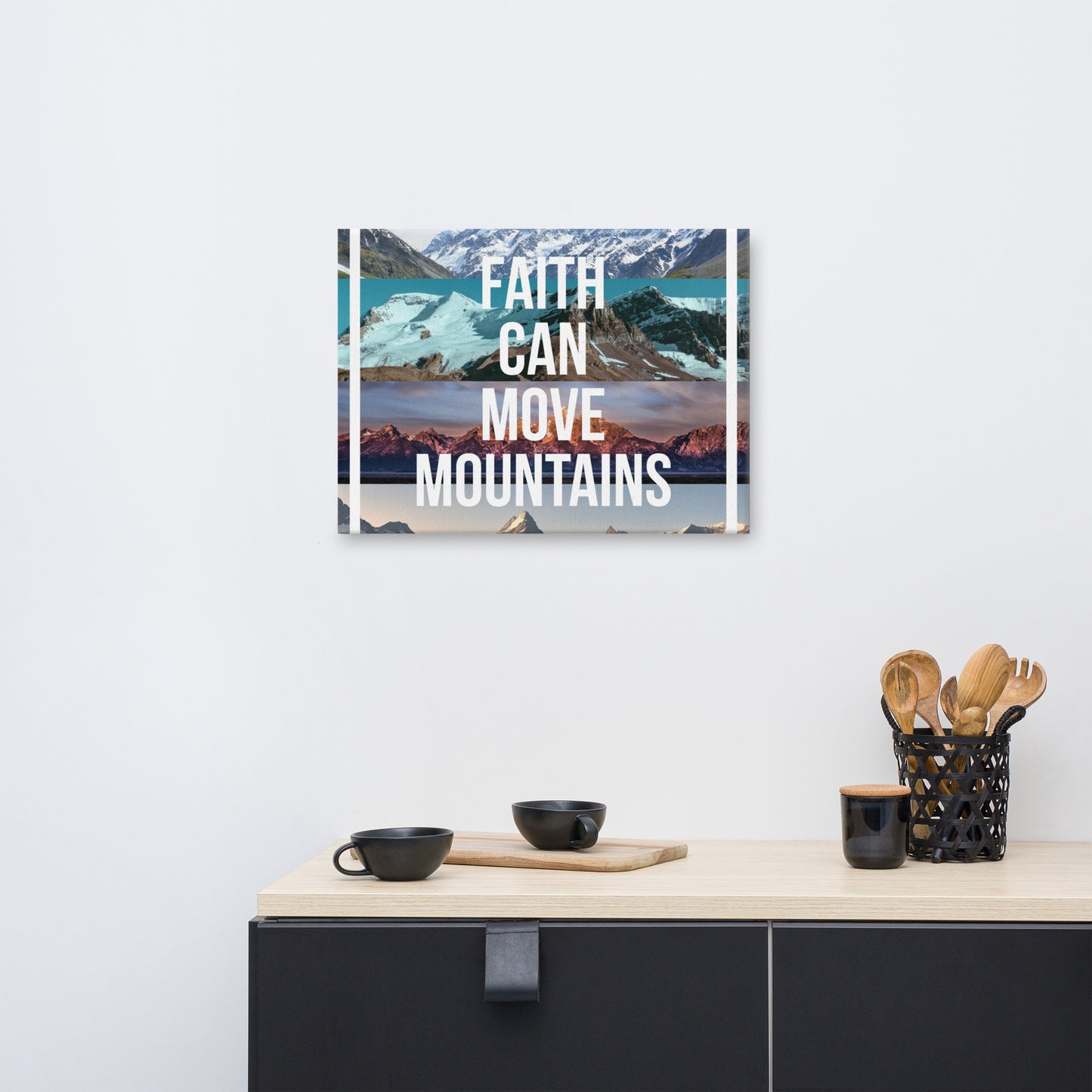 FAITH MOVES MOUNTAINS Canvas