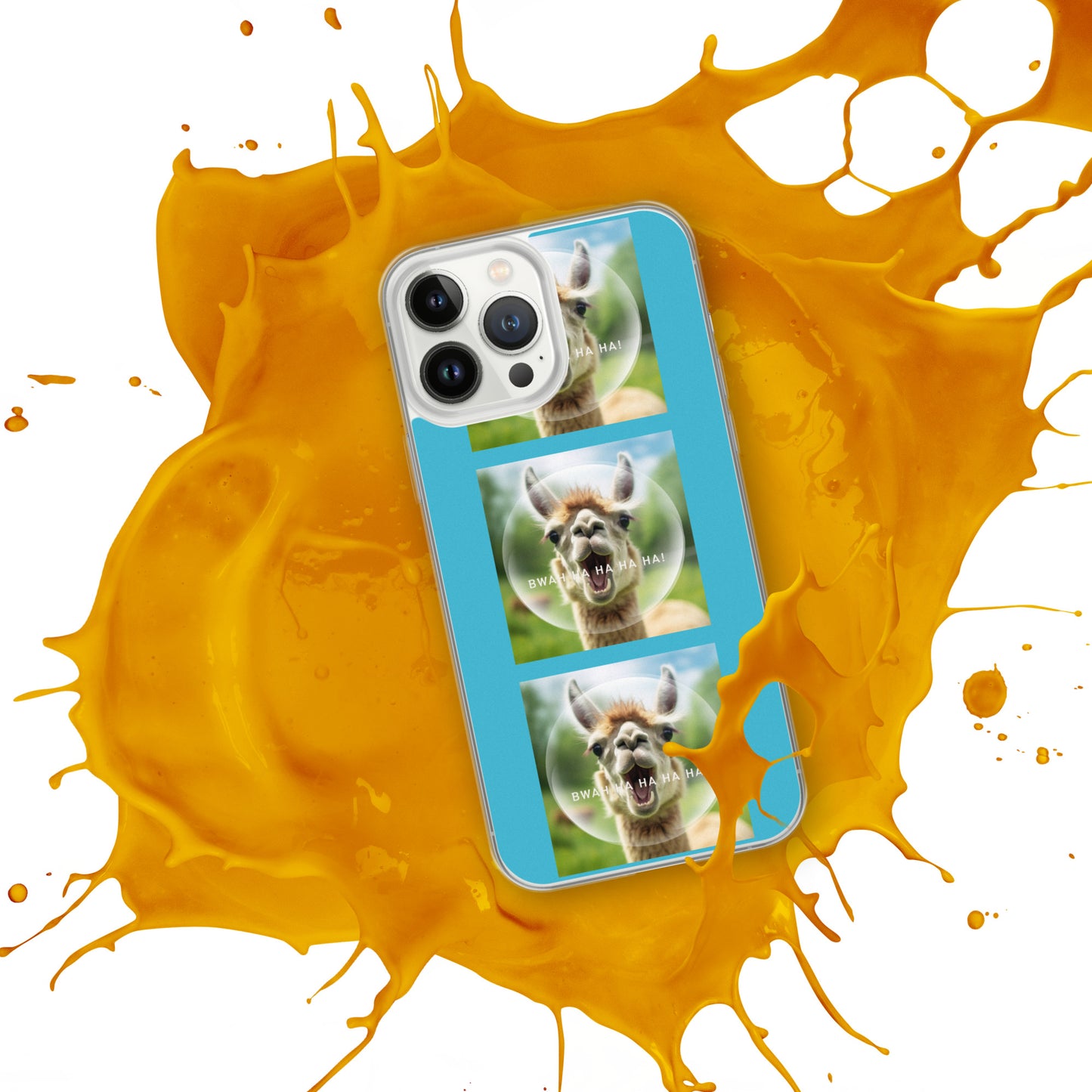 BWAHAHA LLAMA Clear Case for iPhone®