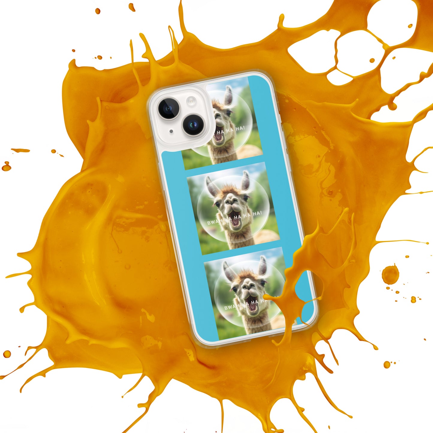 BWAHAHA LLAMA Clear Case for iPhone®