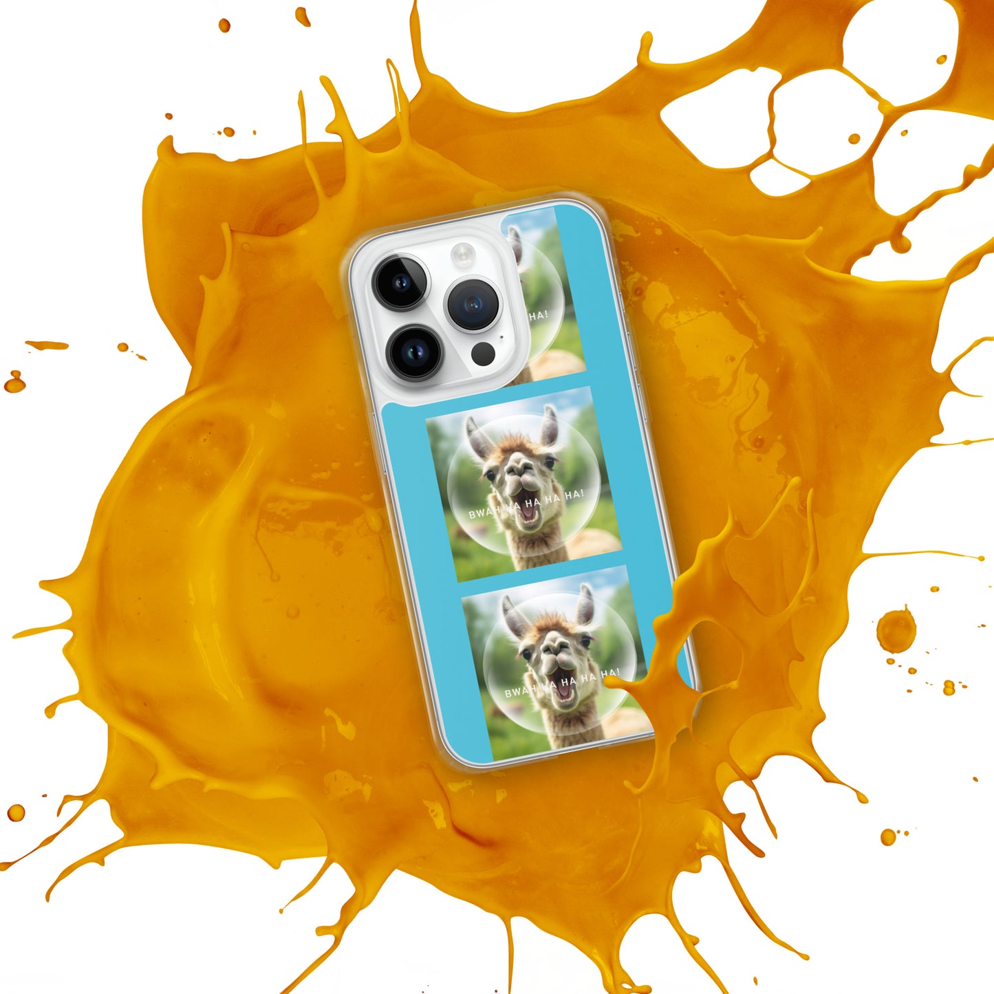 BWAHAHA LLAMA Clear Case for iPhone®