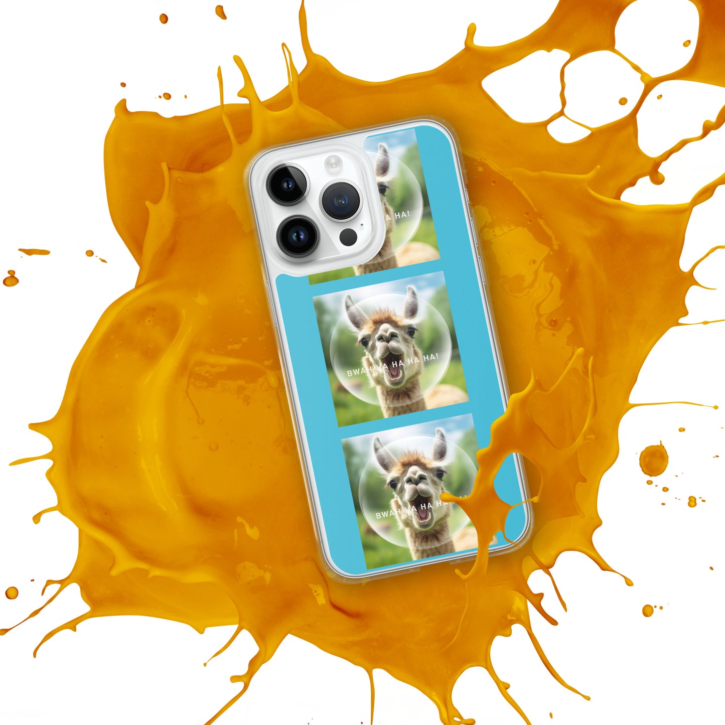 BWAHAHA LLAMA Clear Case for iPhone®