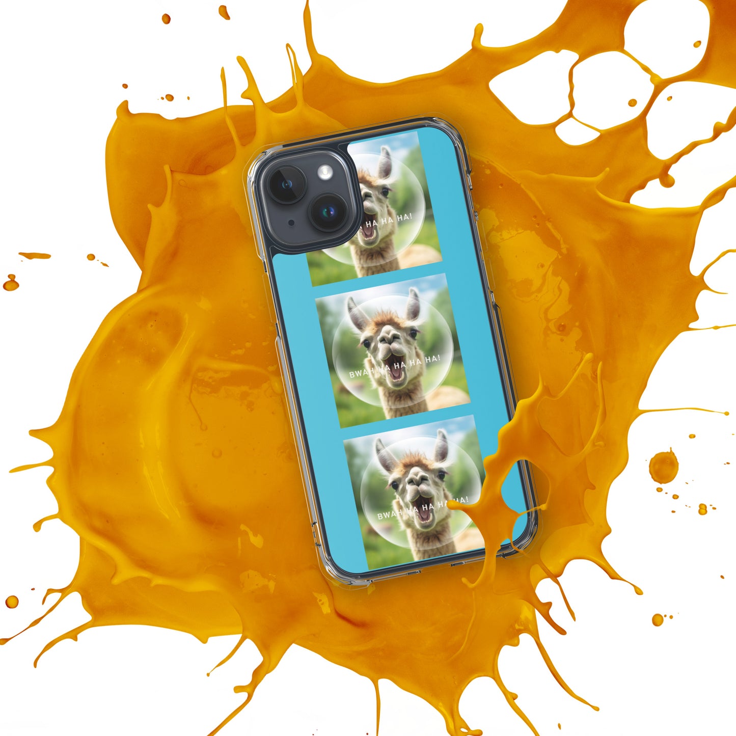 BWAHAHA LLAMA Clear Case for iPhone®