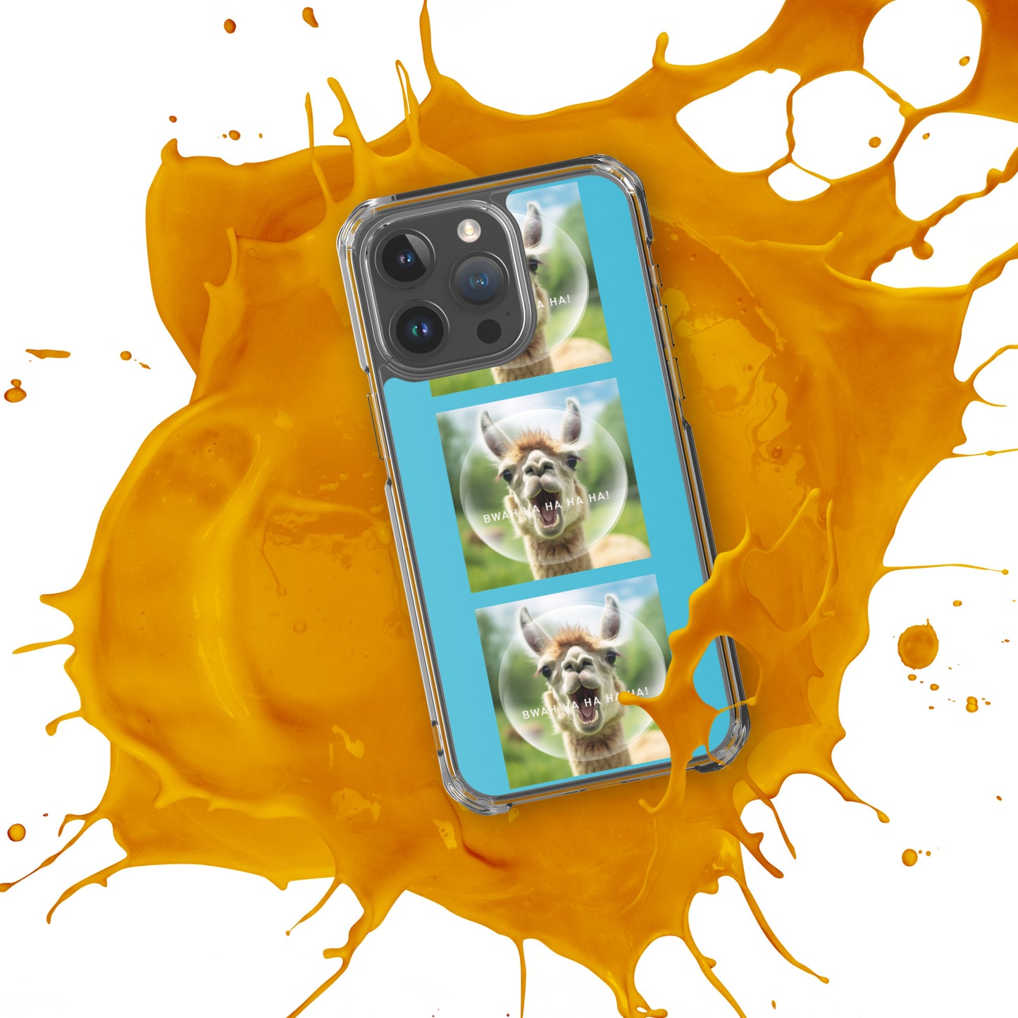 BWAHAHA LLAMA Clear Case for iPhone®