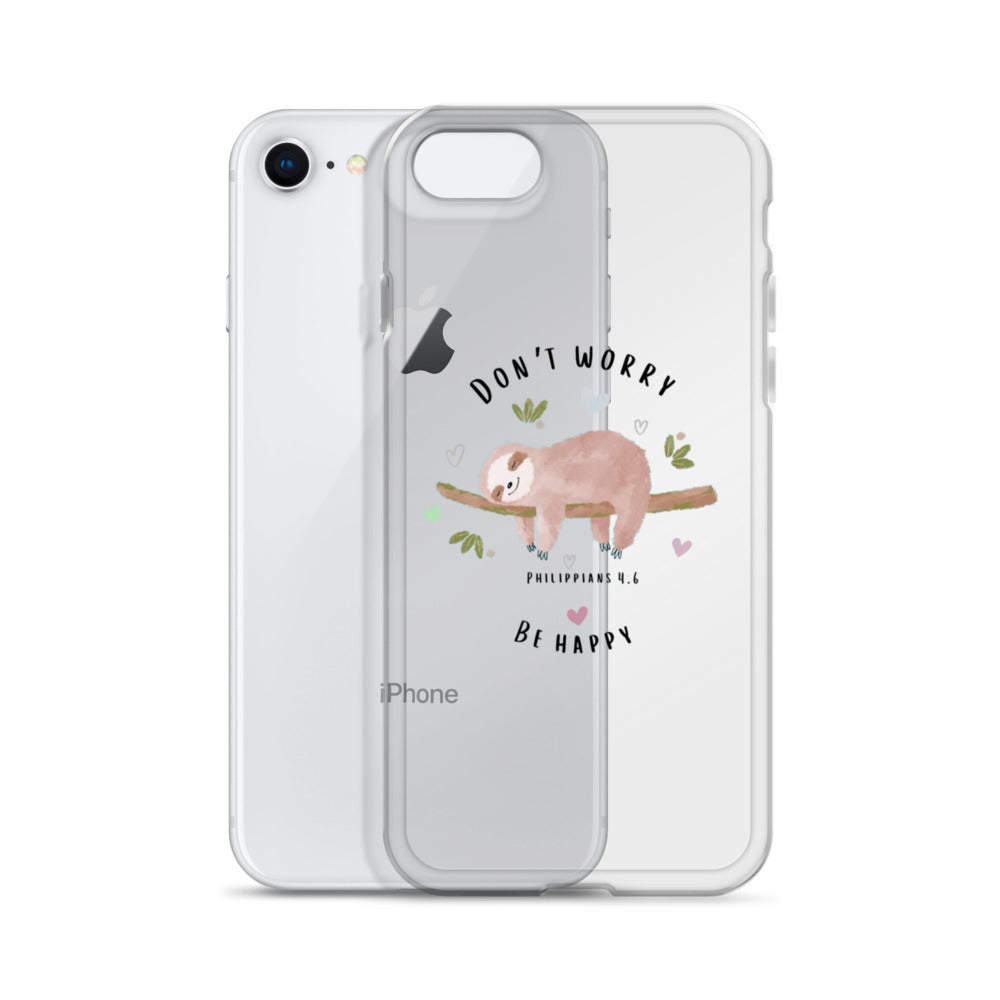 DON'T WORRY Clear Case for iPhone®