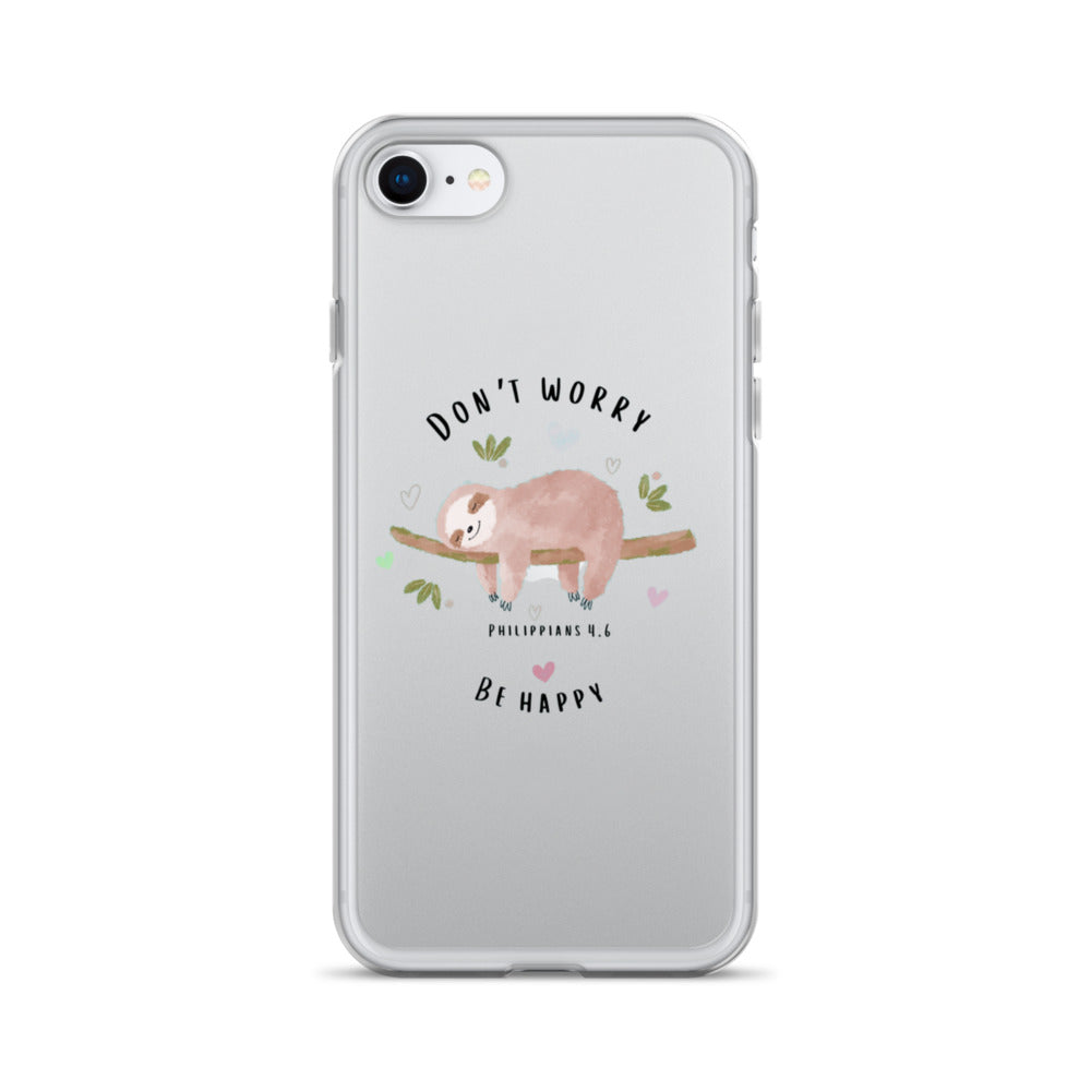 DON'T WORRY Clear Case for iPhone®