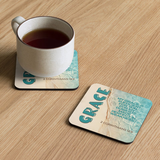 GRACE Cork-back coaster