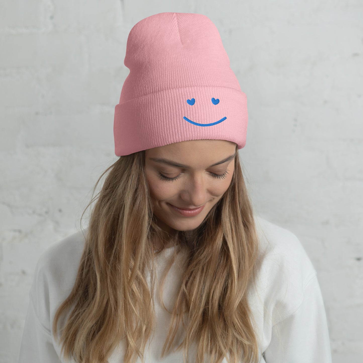 SMILE Cuffed Beanie