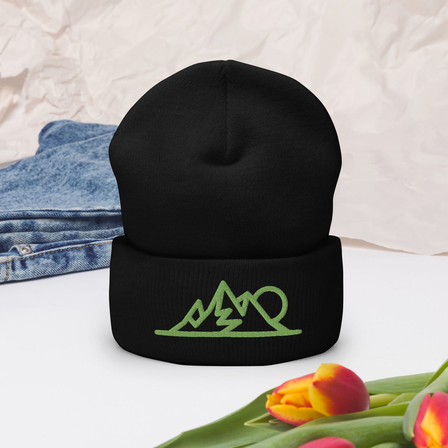 MOUNTAINS Cuffed Beanie