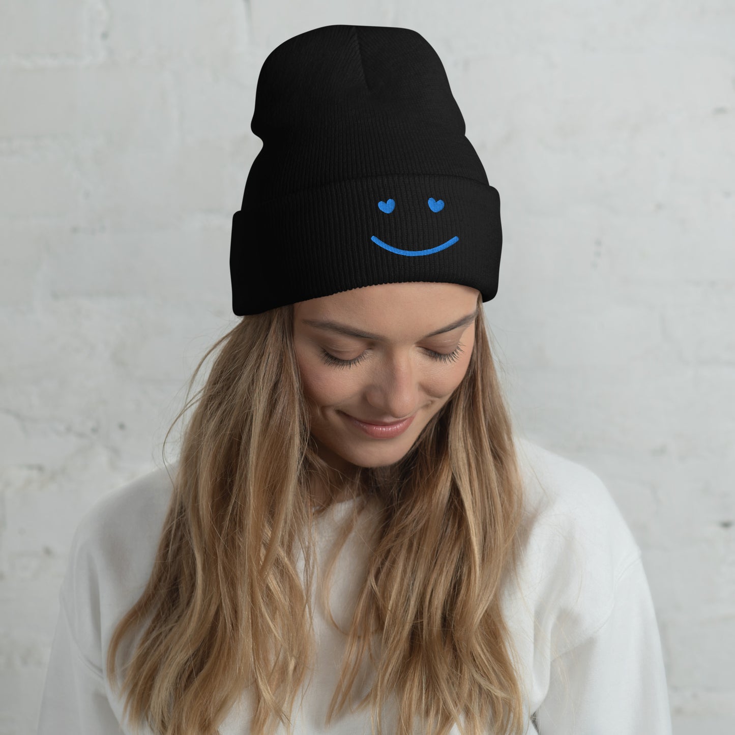 SMILE Cuffed Beanie