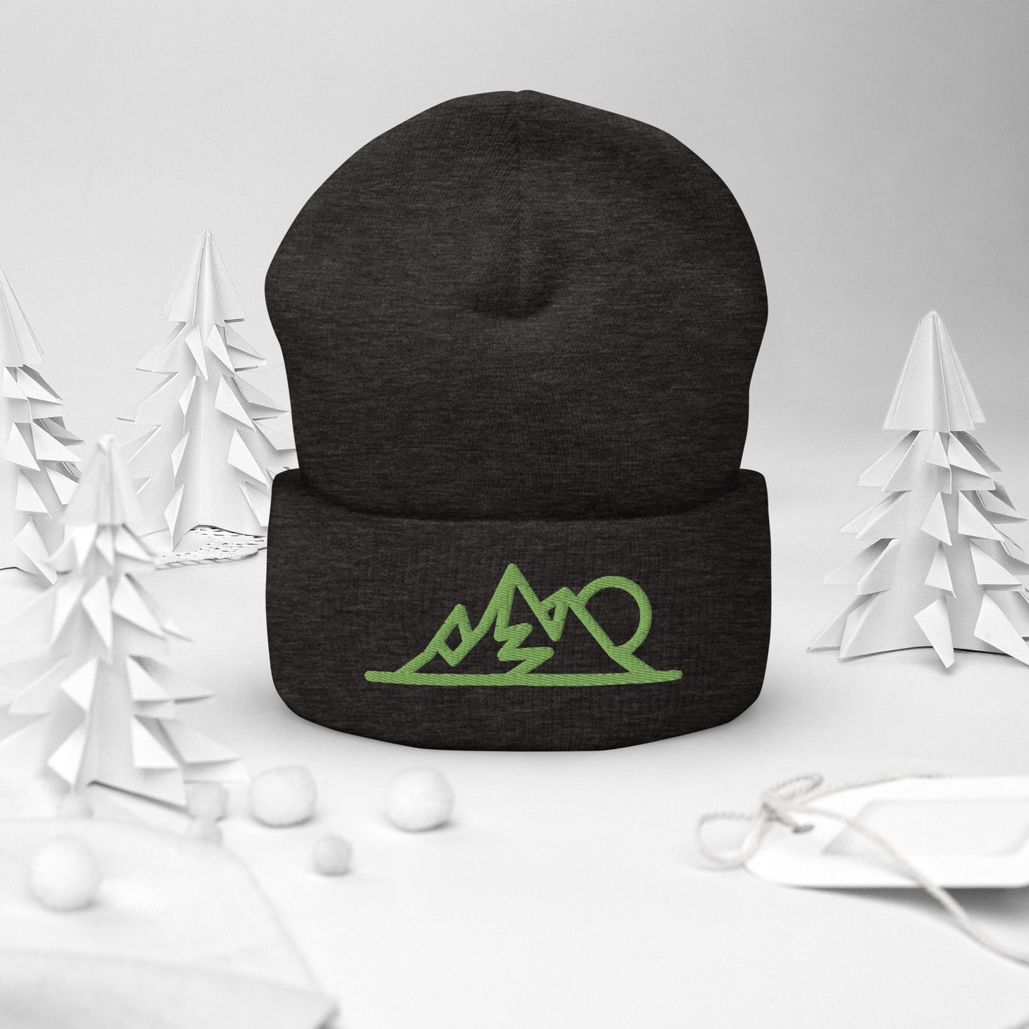 MOUNTAINS Cuffed Beanie