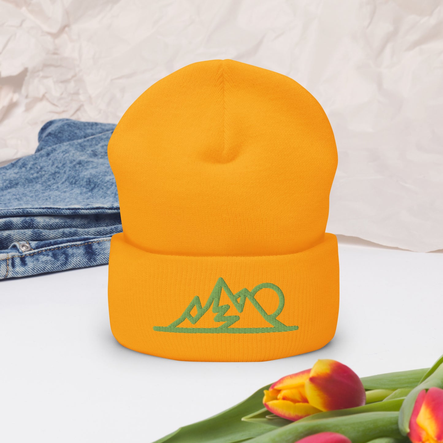 MOUNTAINS Cuffed Beanie