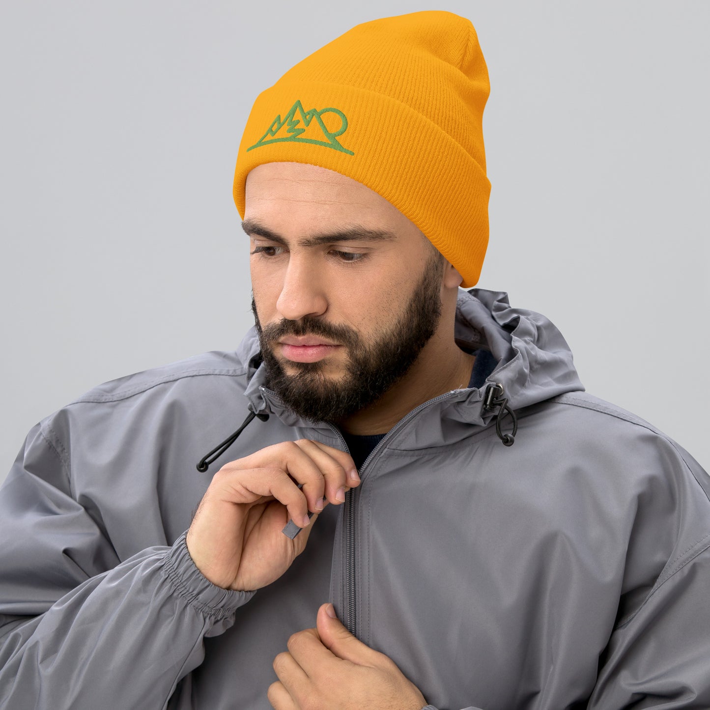 MOUNTAINS Cuffed Beanie