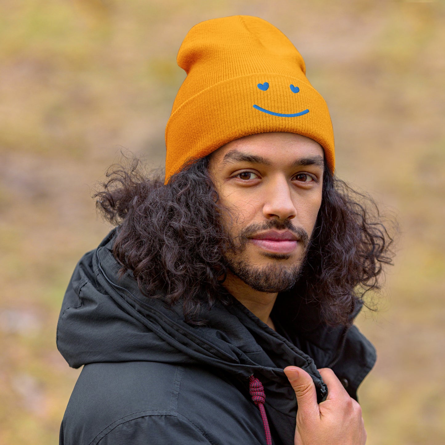 SMILE Cuffed Beanie