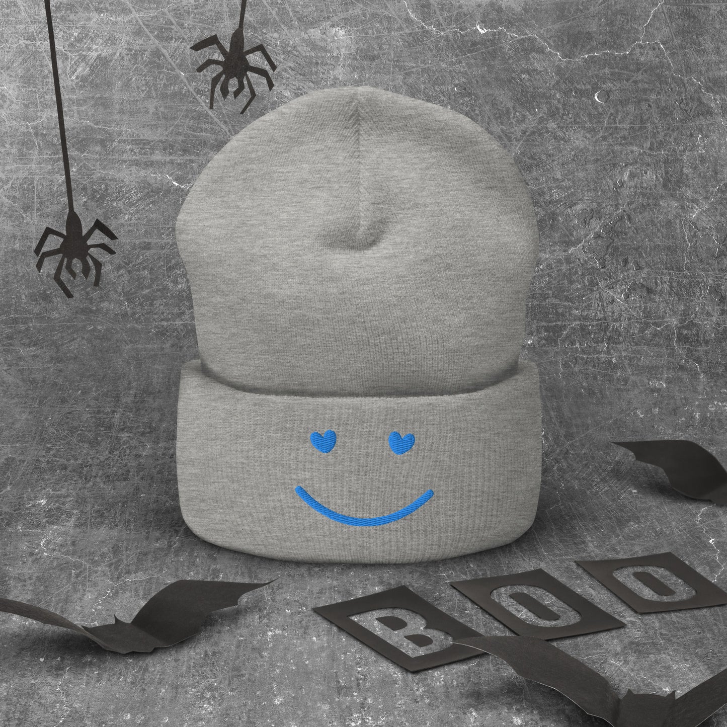 SMILE Cuffed Beanie