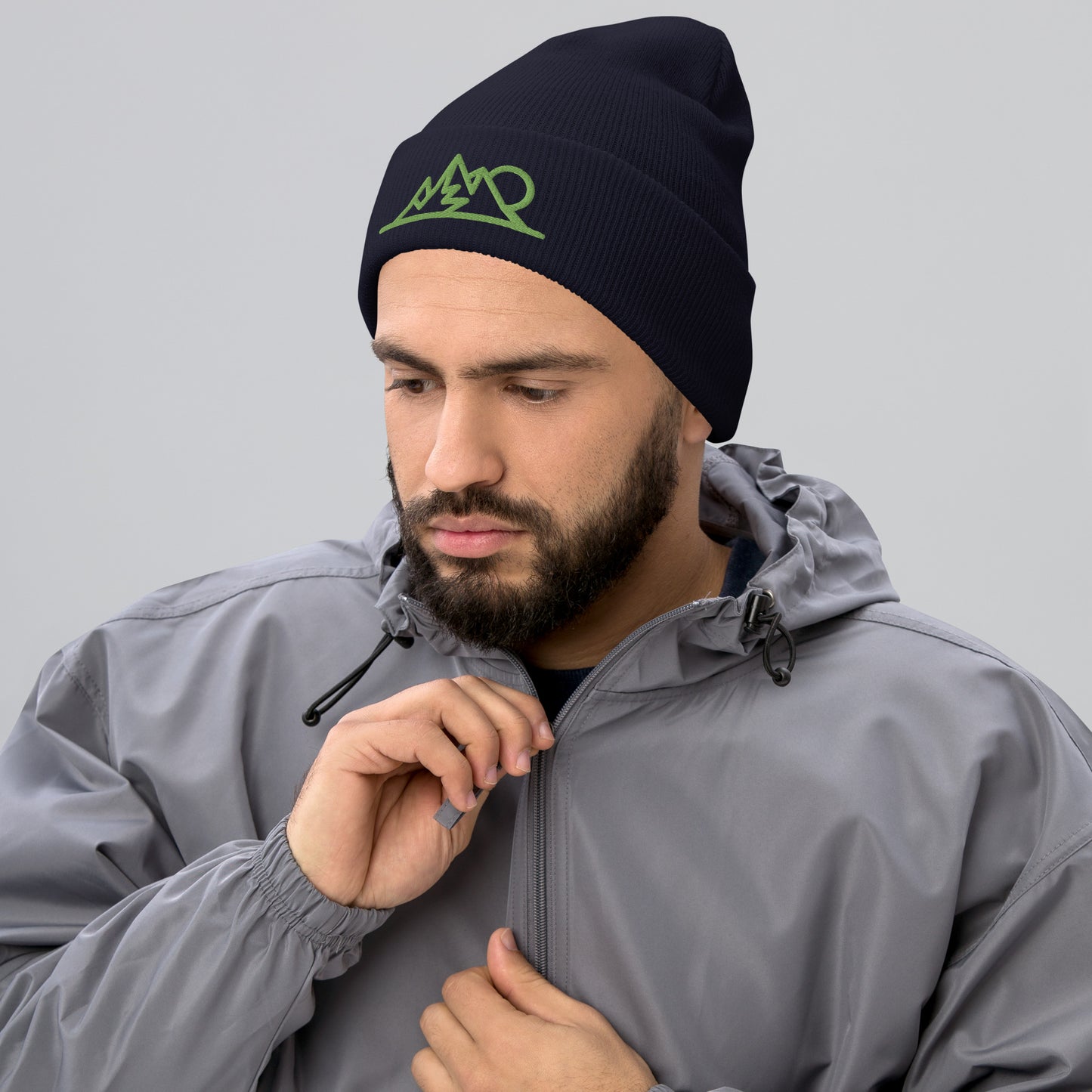 MOUNTAINS Cuffed Beanie