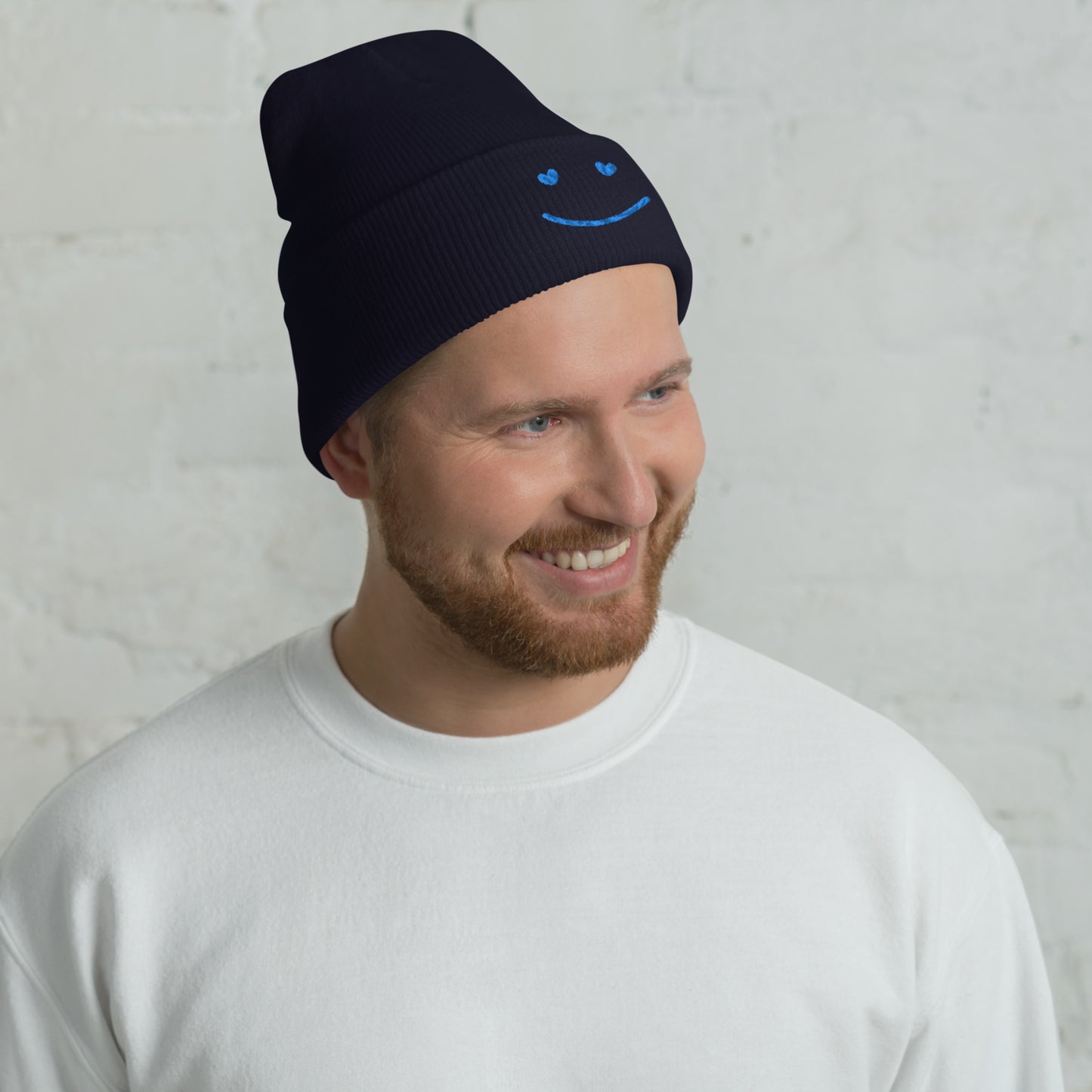 SMILE Cuffed Beanie