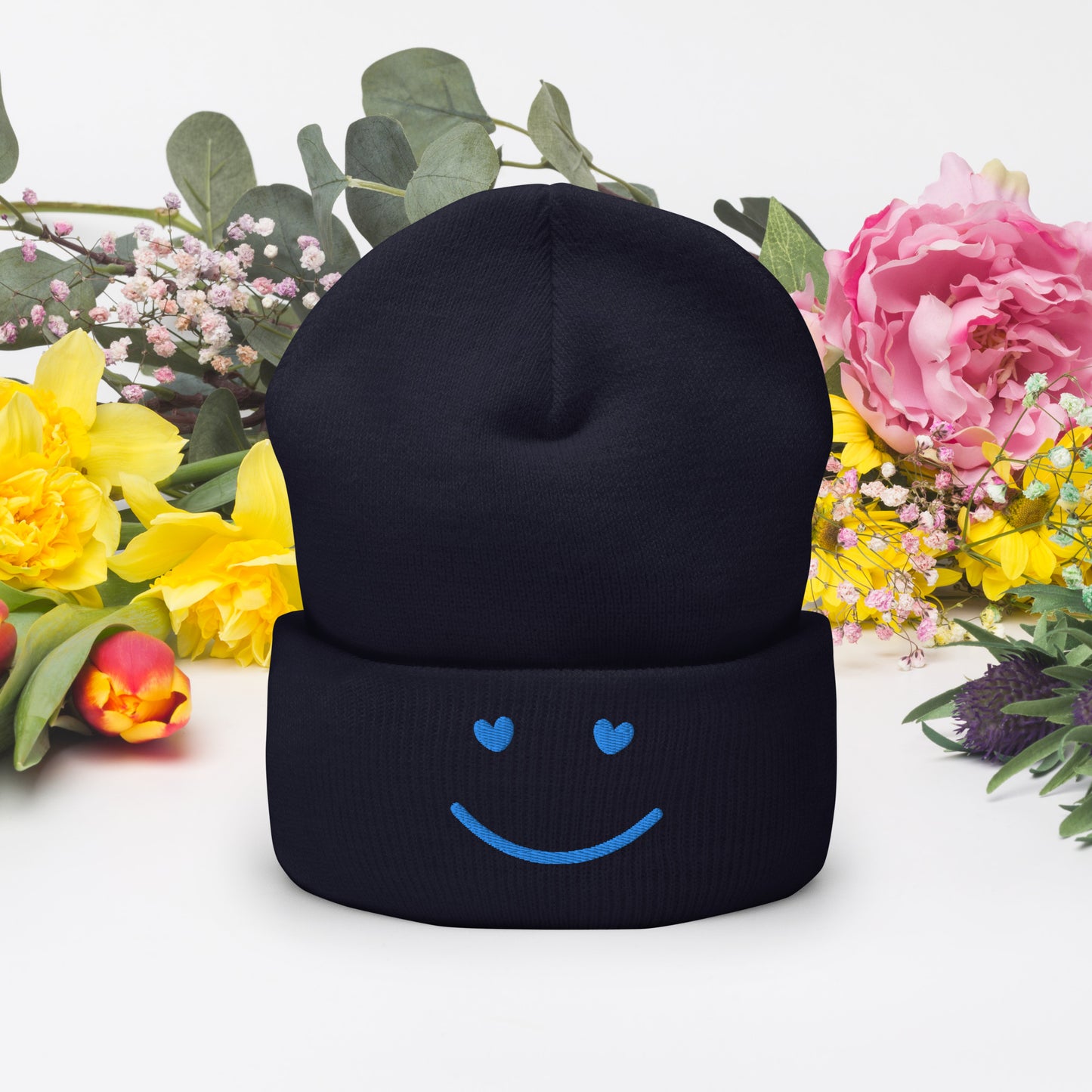 SMILE Cuffed Beanie