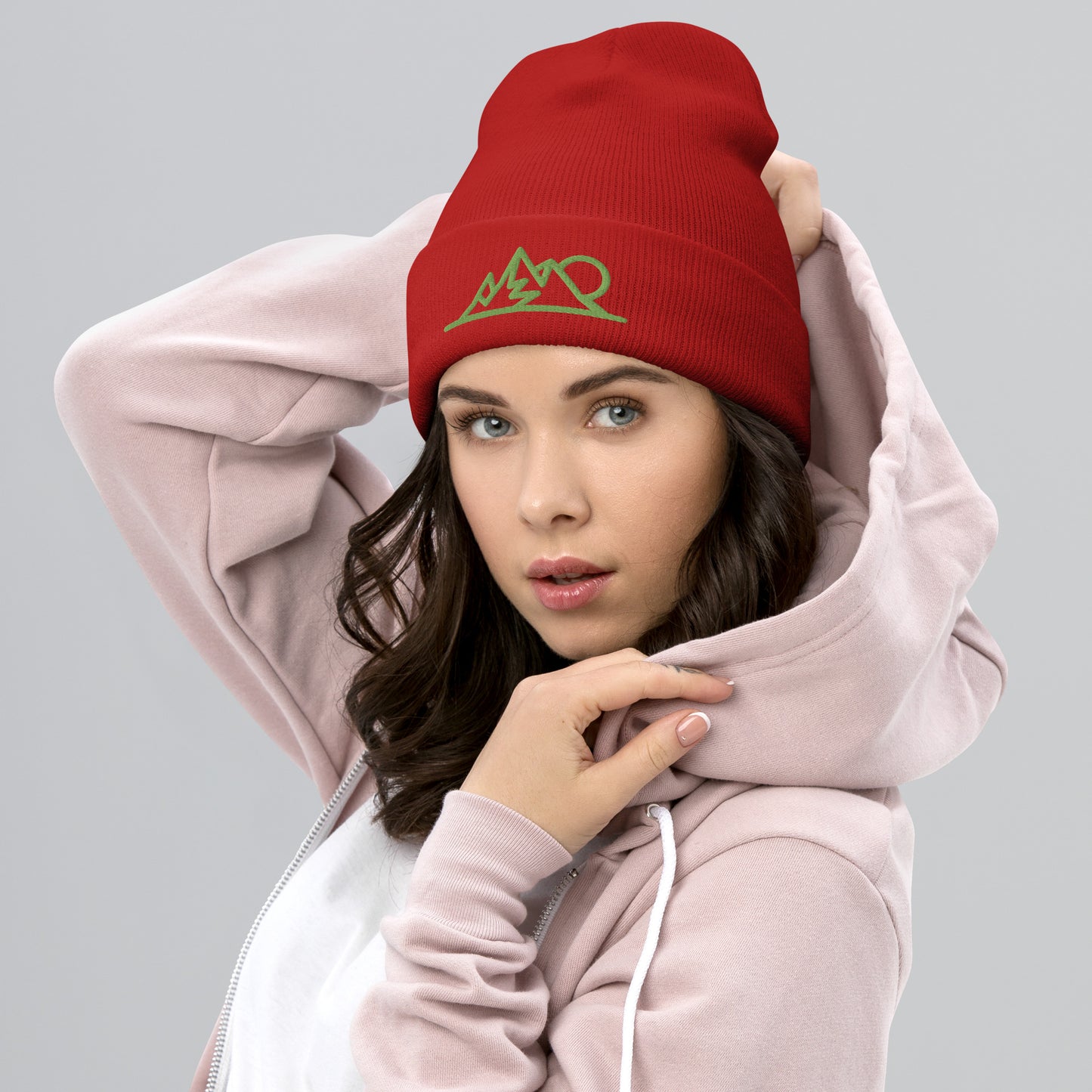 MOUNTAINS Cuffed Beanie