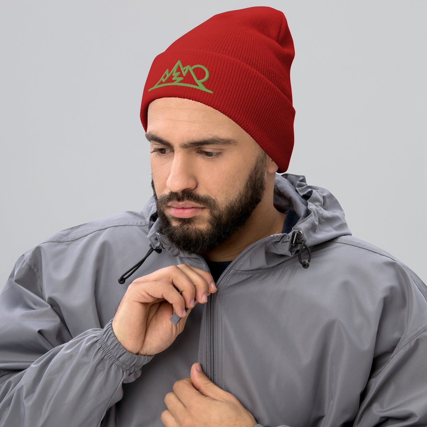 MOUNTAINS Cuffed Beanie