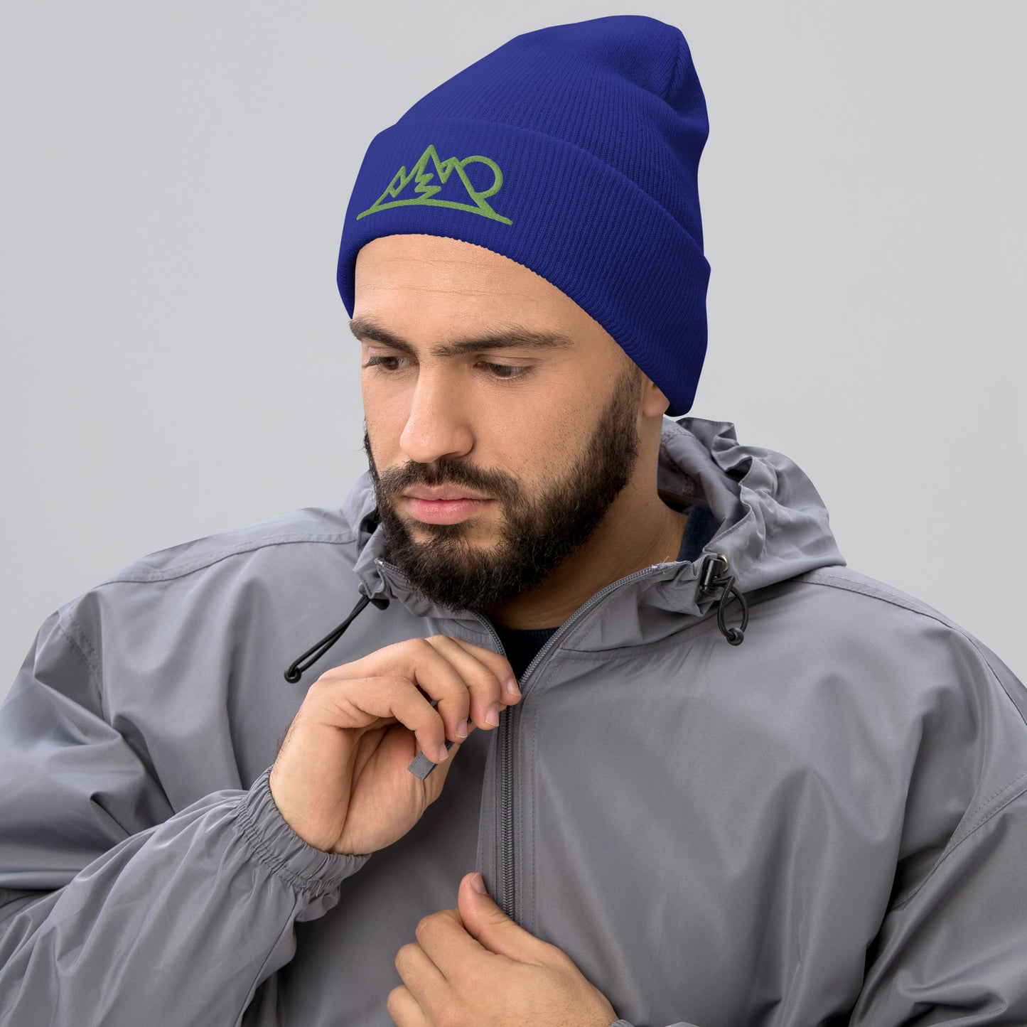 MOUNTAINS Cuffed Beanie