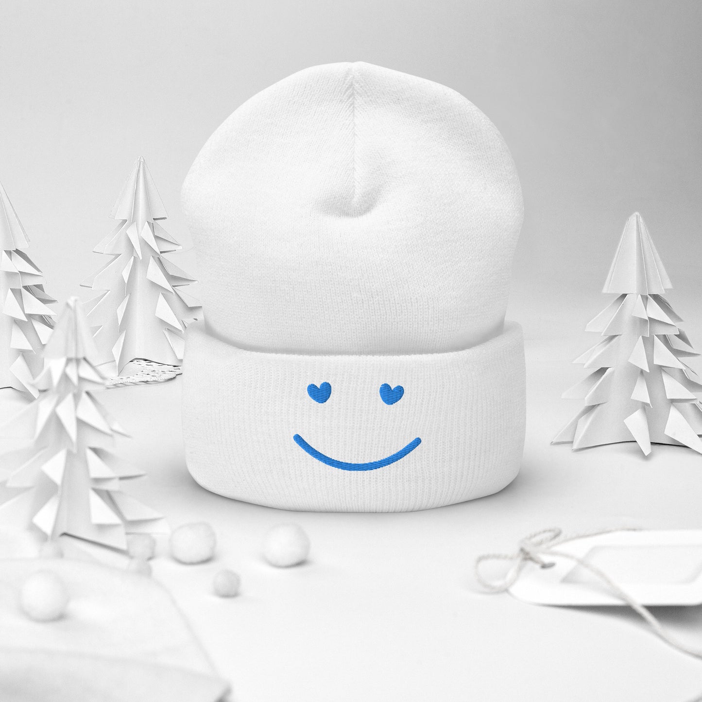 SMILE Cuffed Beanie