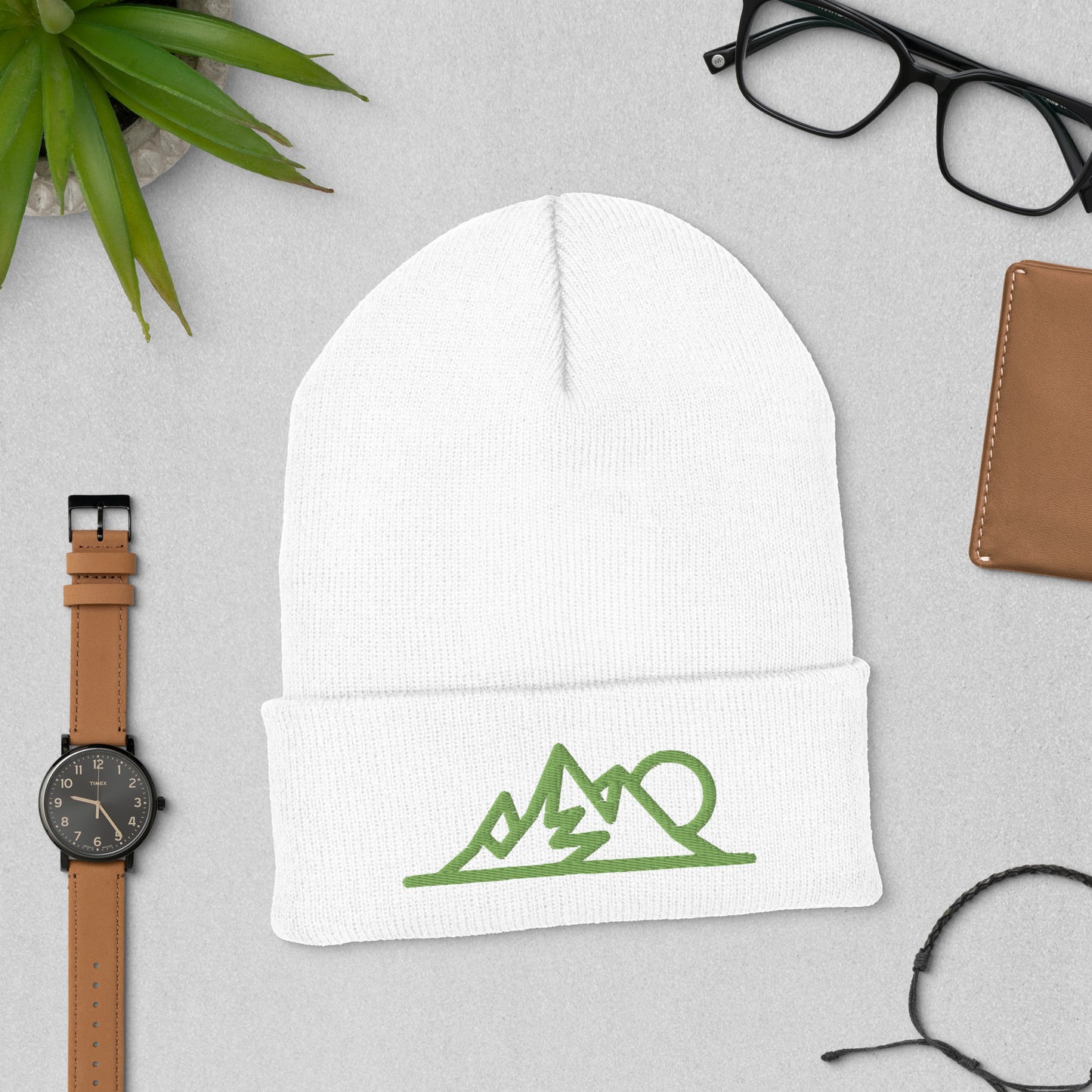 MOUNTAINS Cuffed Beanie